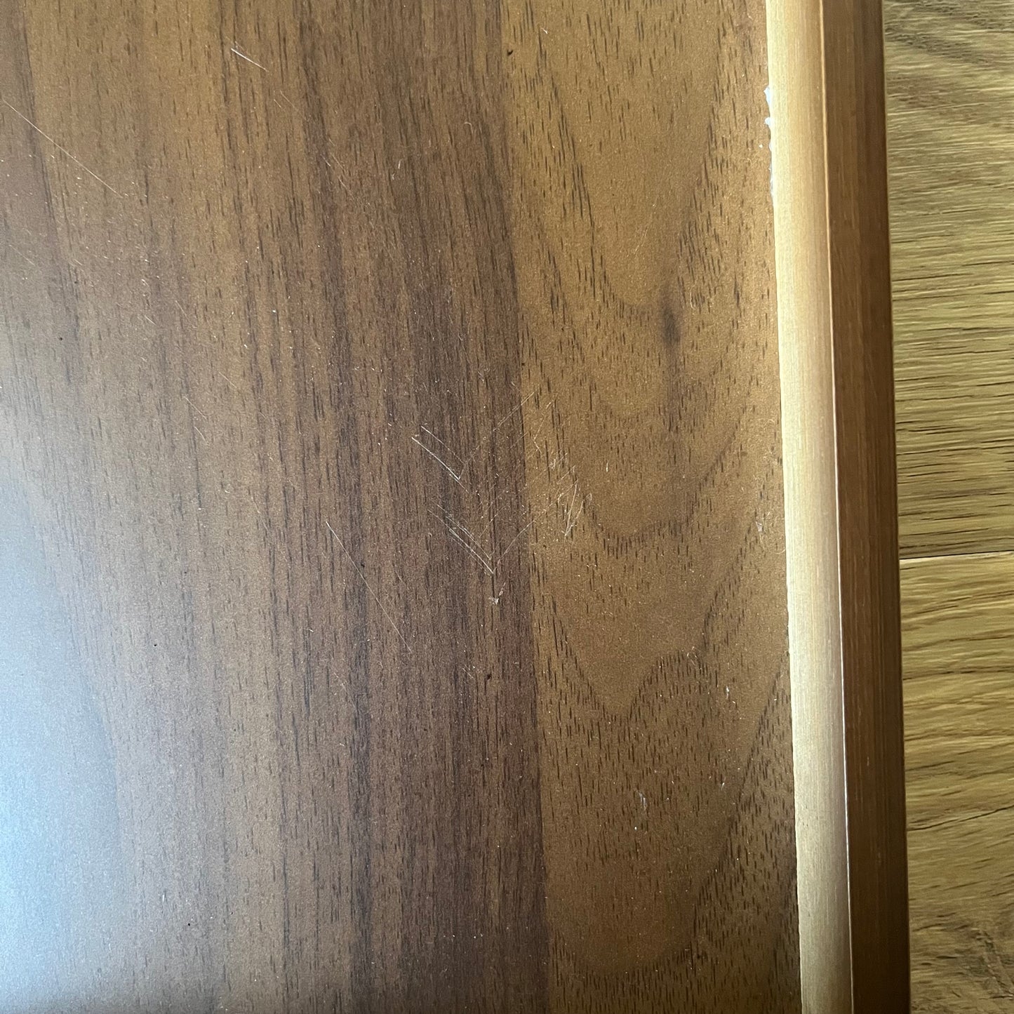 【outlet】メッシュバスケット付きワゴン ウォルナット