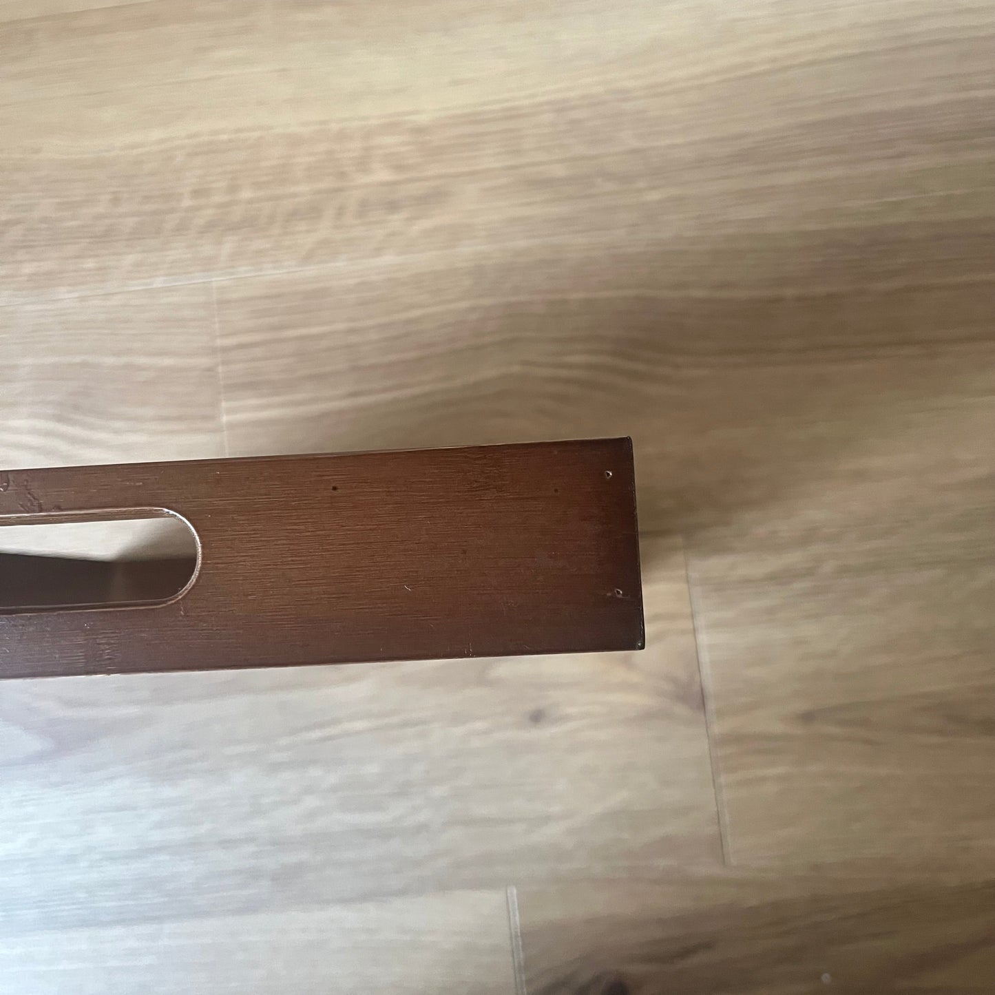 【outlet】メッシュバスケット付きワゴン ウォルナット