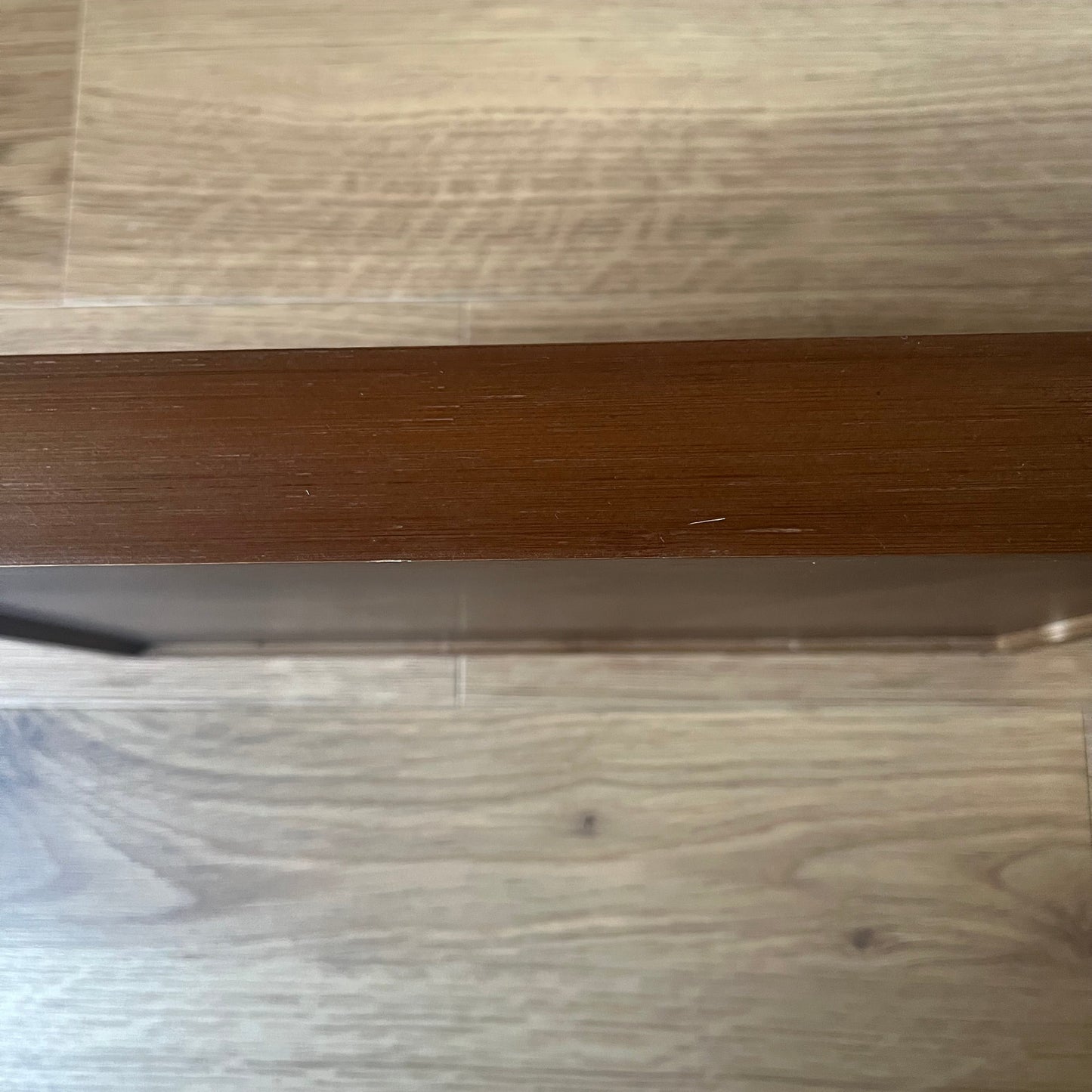 【outlet】メッシュバスケット付きワゴン ウォルナット