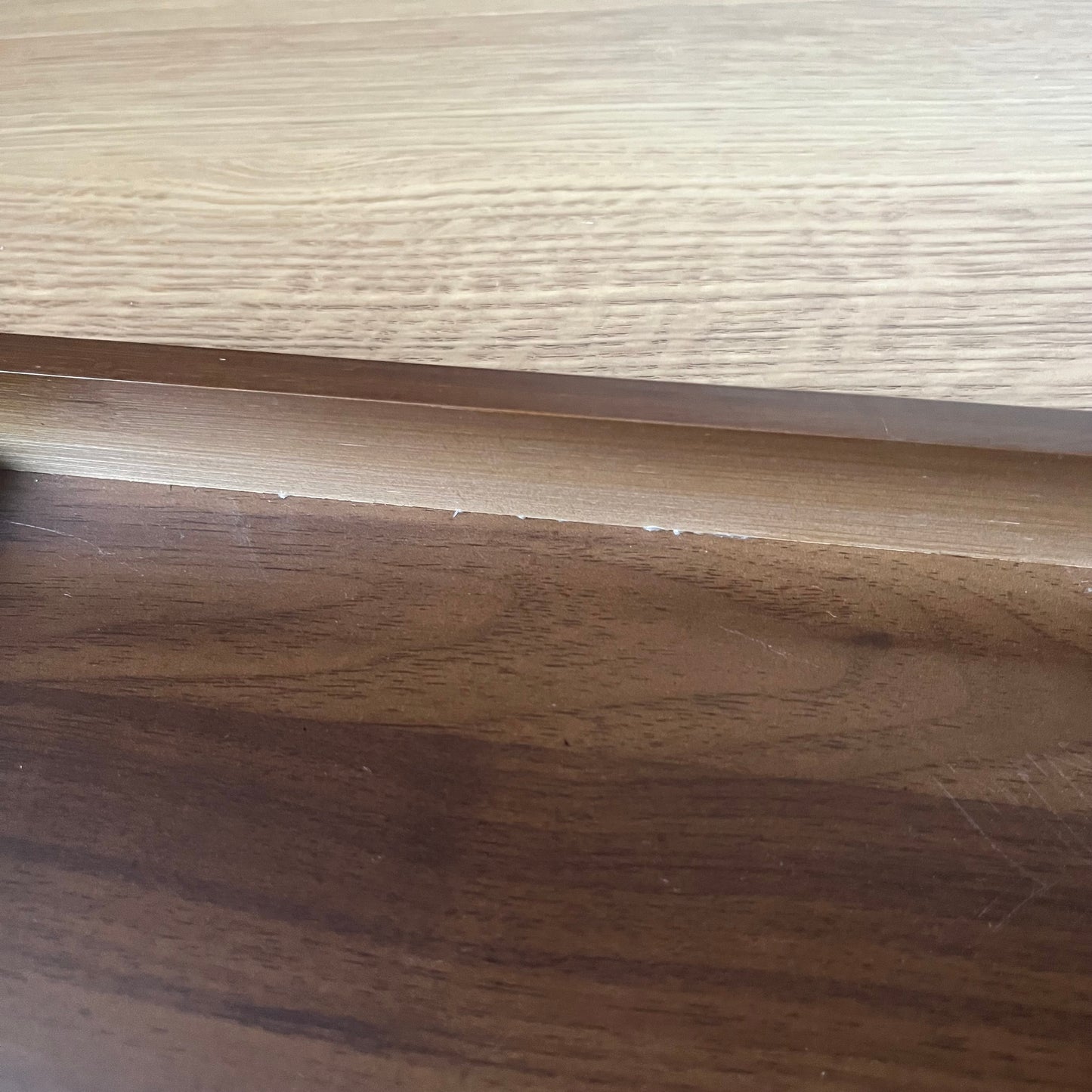 【outlet】メッシュバスケット付きワゴン ウォルナット