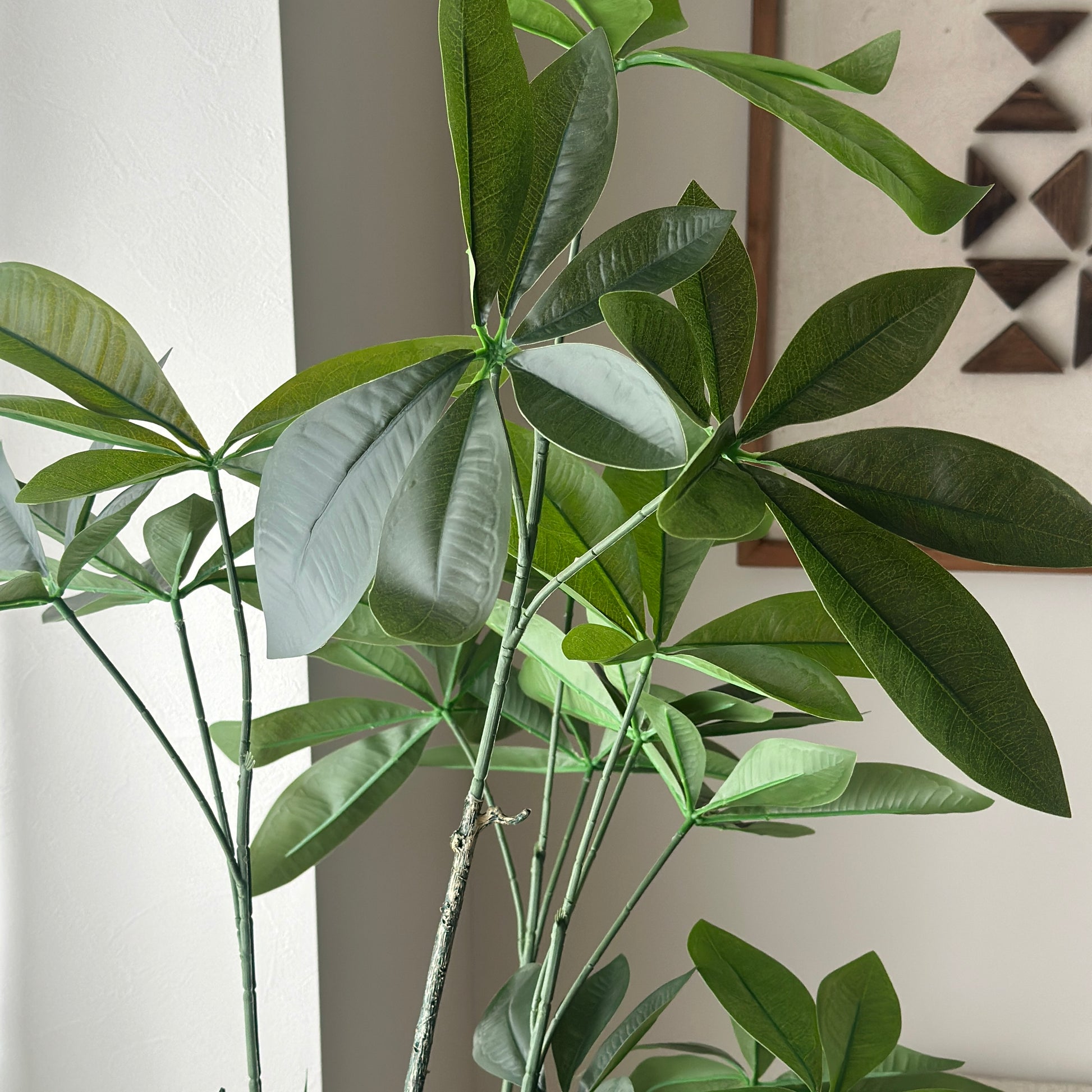 パキラのフェイクグリーンの葉っぱ部分