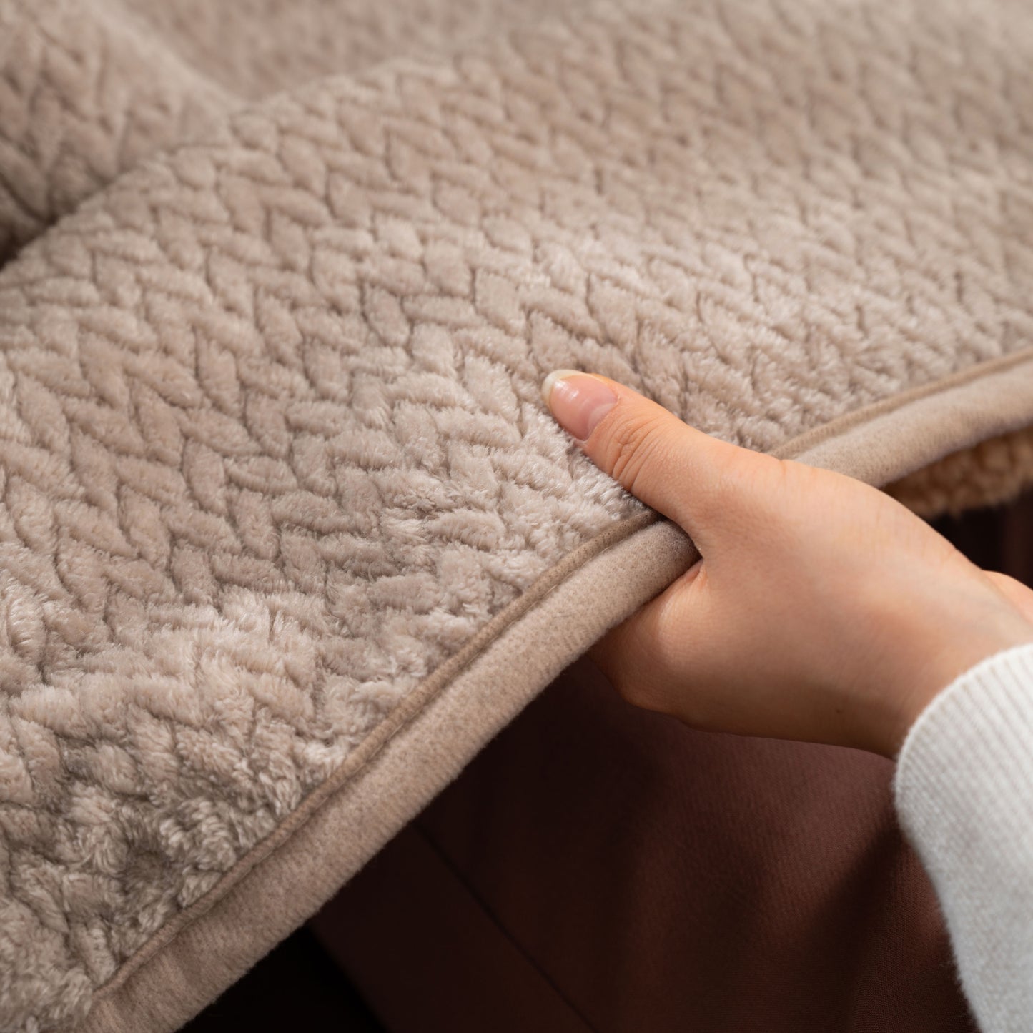 ニット風こたつ布団