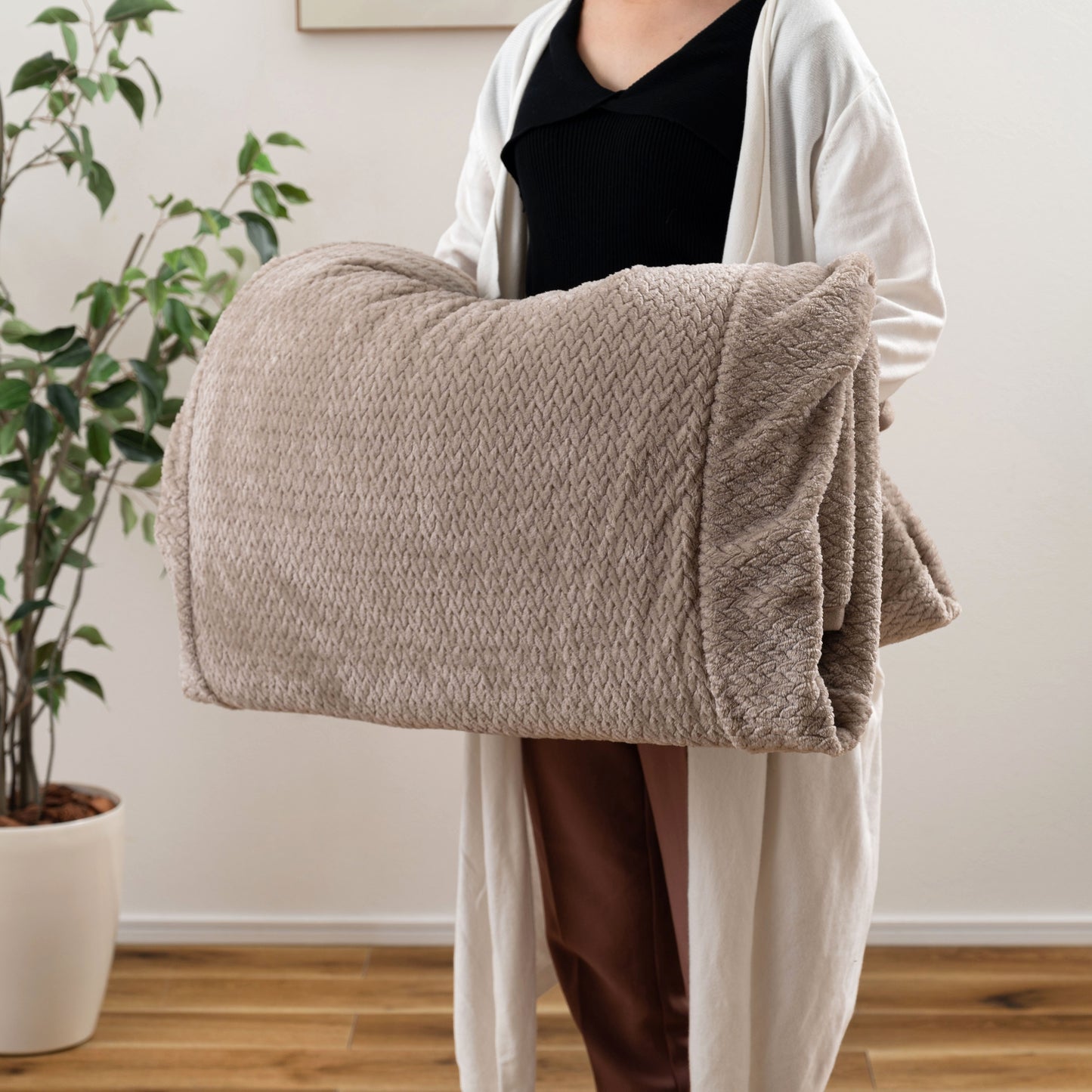 ニット風こたつ布団