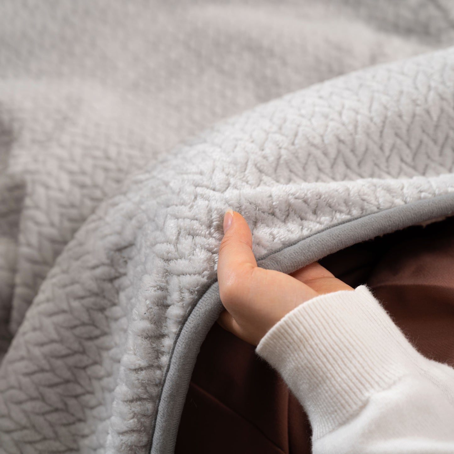 ニット風こたつ布団