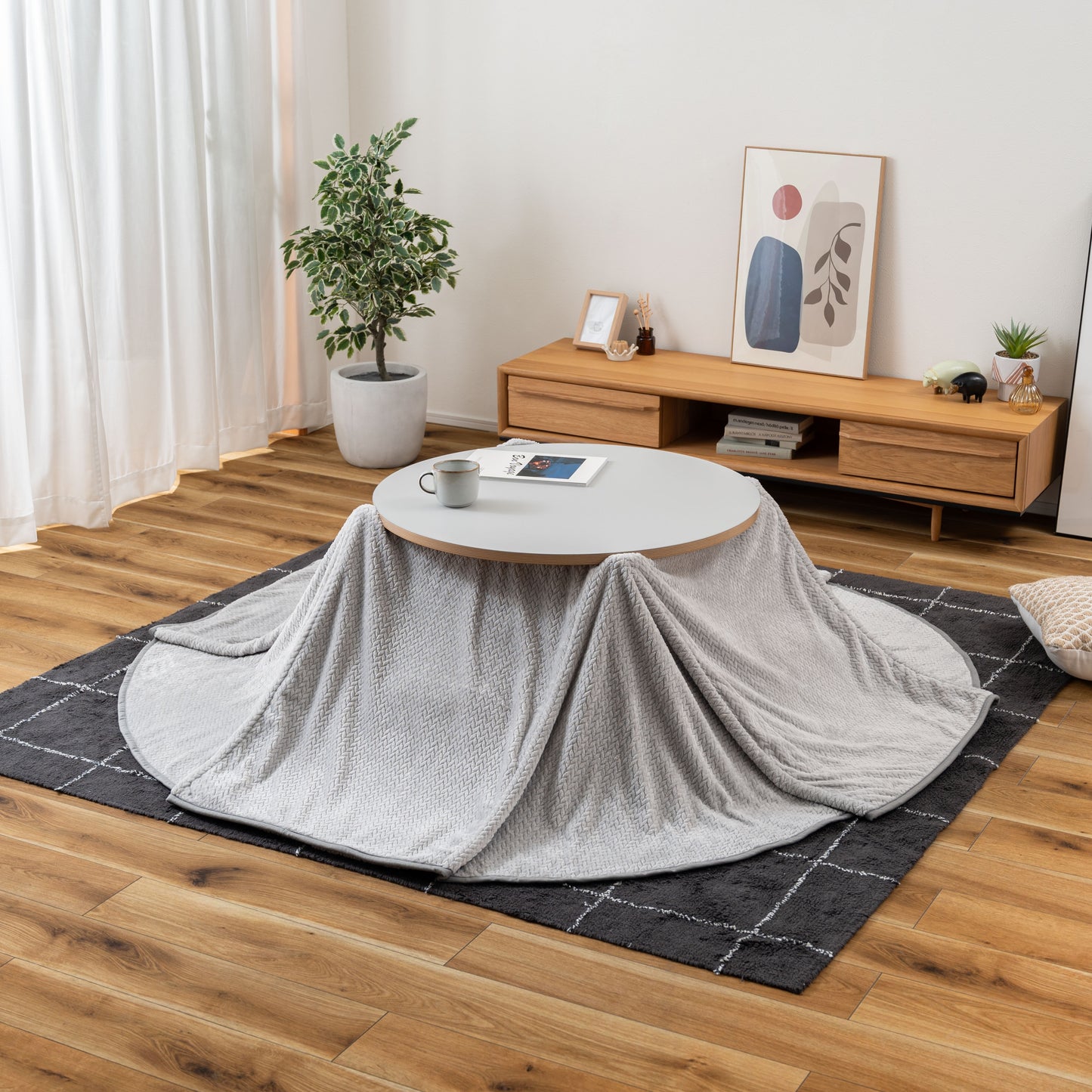 ニット風こたつ布団