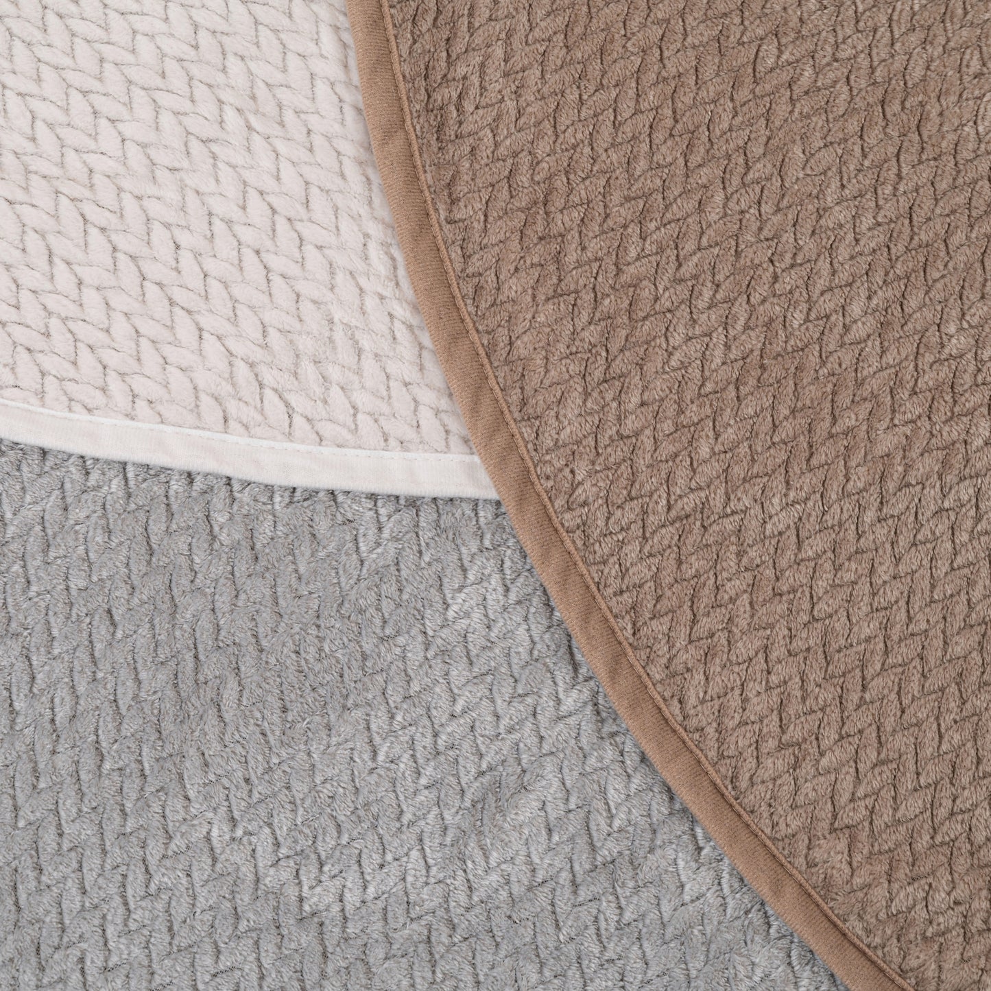 ニット風こたつ布団