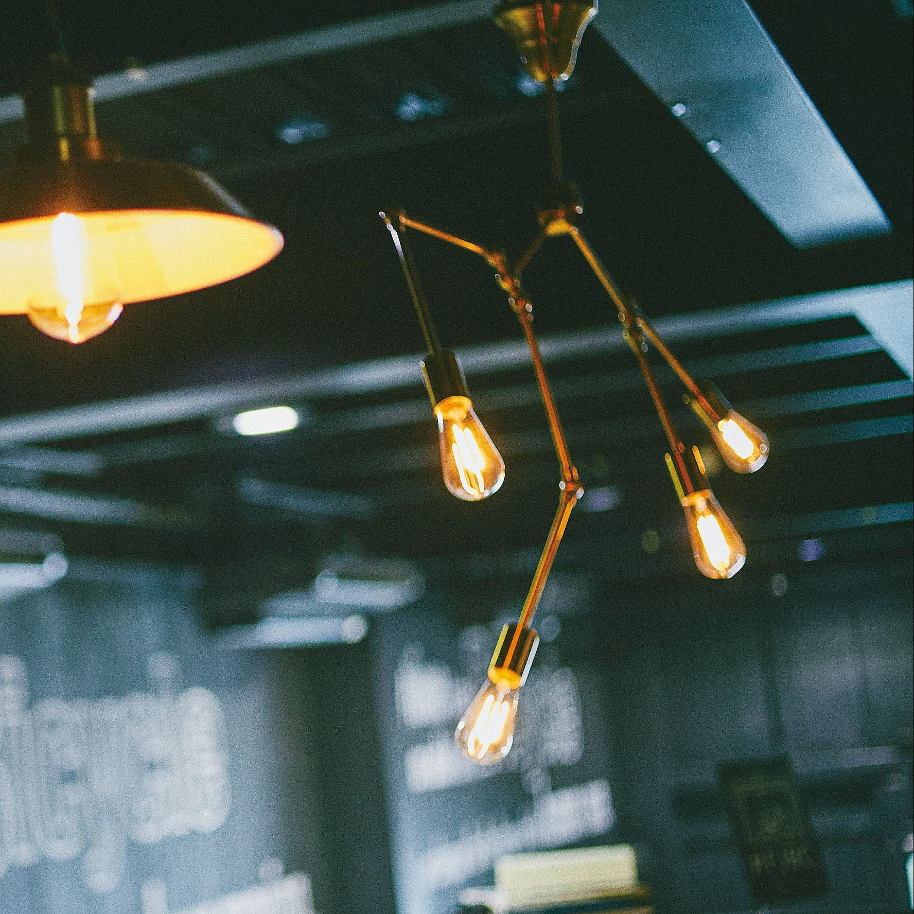 シーリングライト｜真鍮4灯シーリングライト - territory