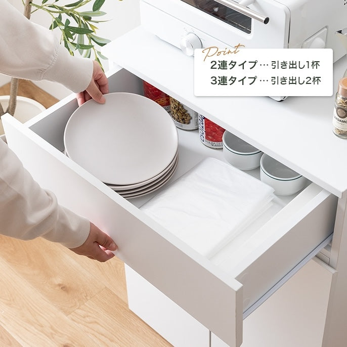 キッチンシェルフ｜ゴミ箱付きキッチンカウンター - territory