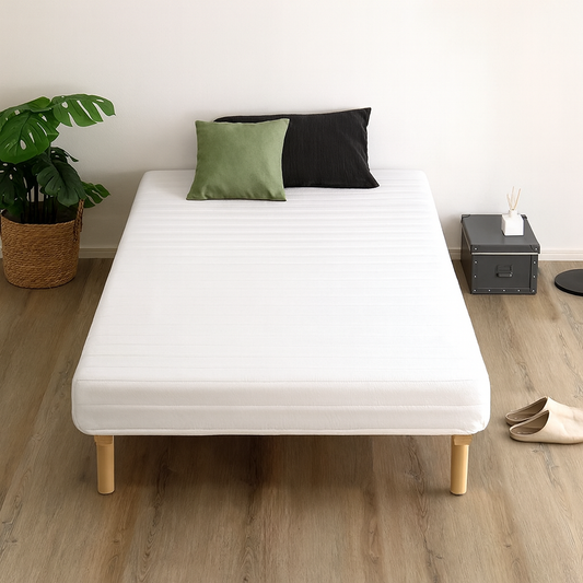 脚付きポケットコイルロールマットレス