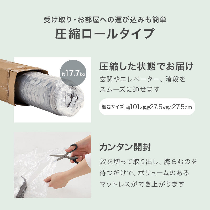 [極厚20cm]ボンネルコイルマットレス